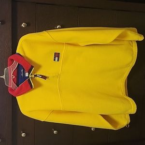 VINTAGE TOMMY HILFIGER Yellow Fleece Pullover Sz M